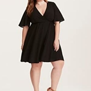 Torrid stretch georgette skater dress Plus Size 22